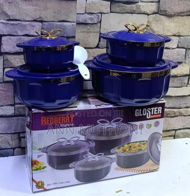 Set of 4 Gloster Redberry Hotpots