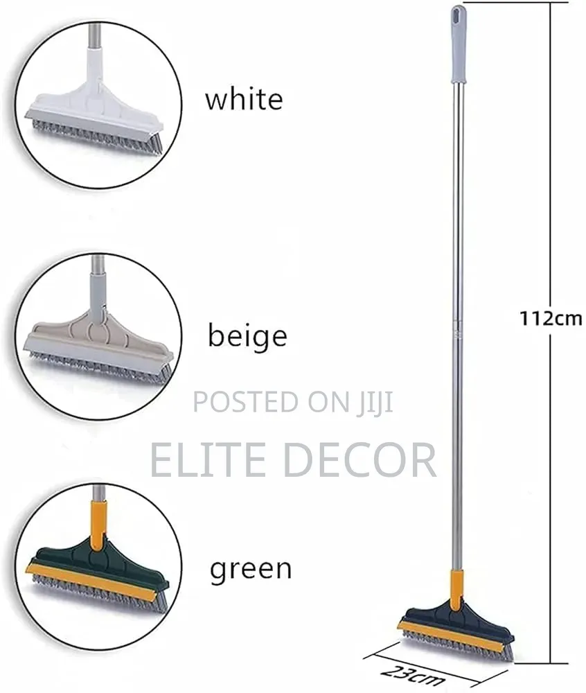 Long Handle 2-Way Flexible Cleaning Brush 23×112cm – 360° Joint