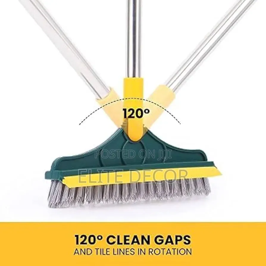 Long Handle 2-Way Flexible Cleaning Brush 23×112cm – 360° Joint