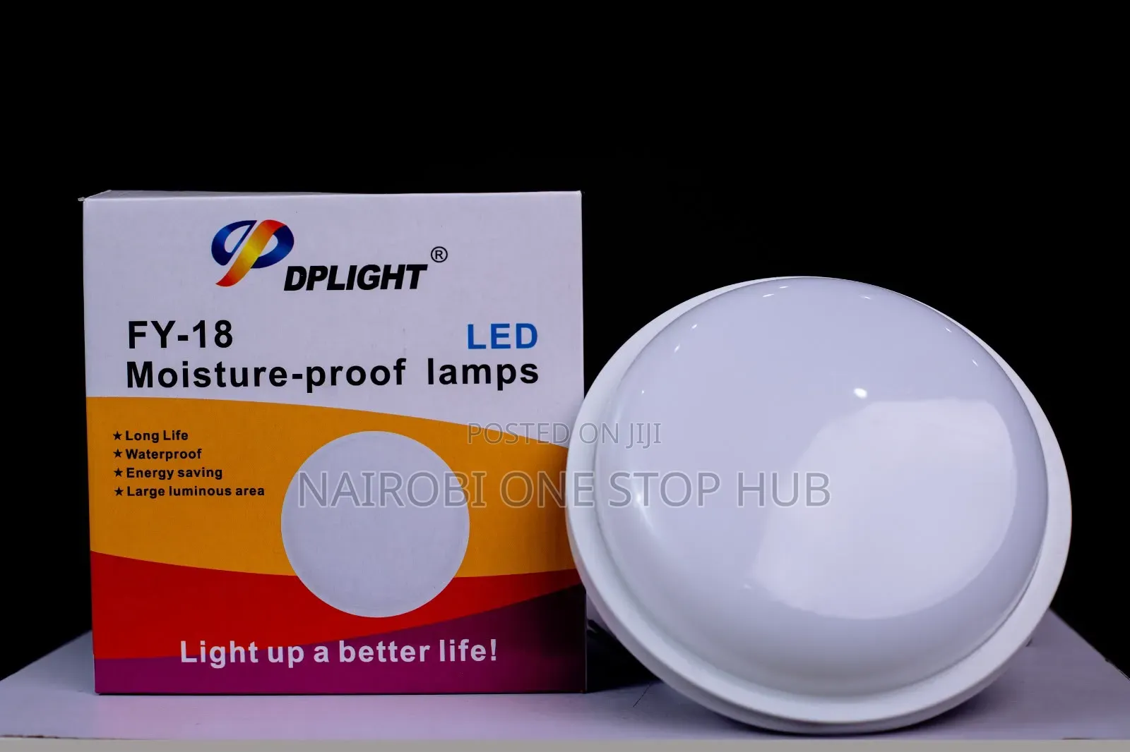Round Bulkhead Moisture-Proof LED Light — KSh 499/-
