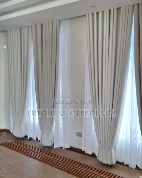 Modern White Blackout Curtains for Top Notch Finish