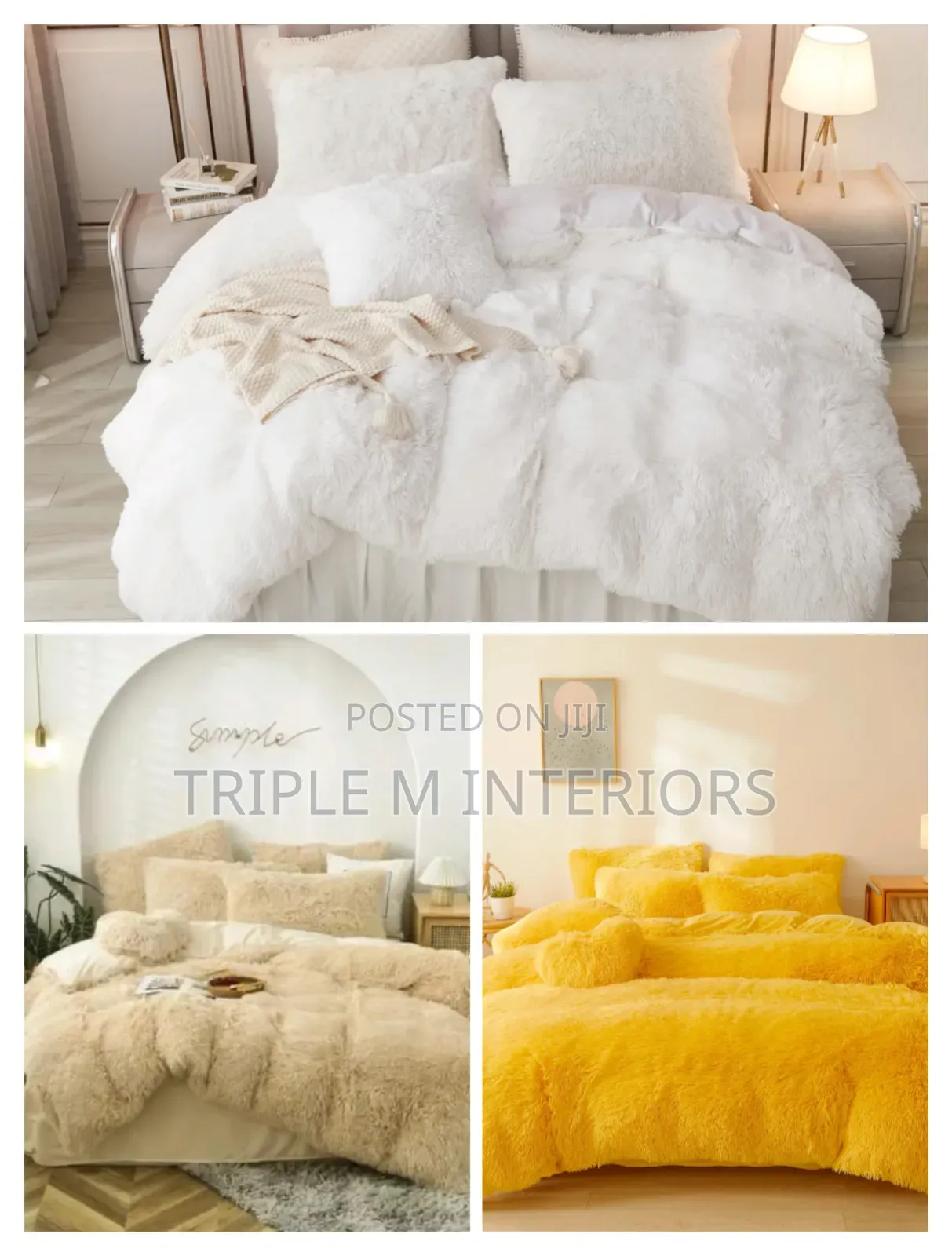 6 by 6/7 Fluffy Duvets Sets