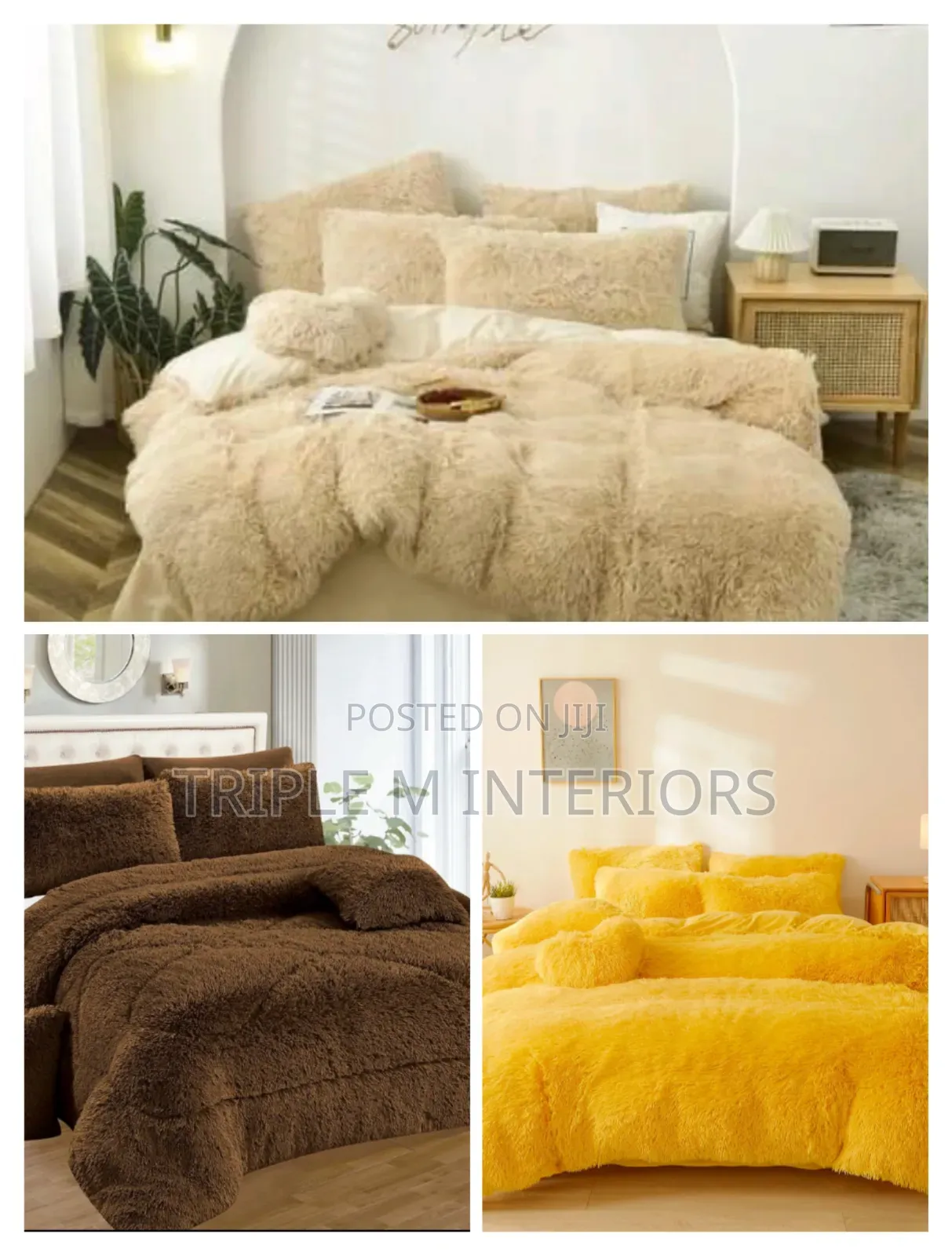 6 by 6/7 Fluffy Duvets Sets
