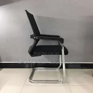 Visitor Office Chair With Mesh Back Chrome Frame – Reception Chair.