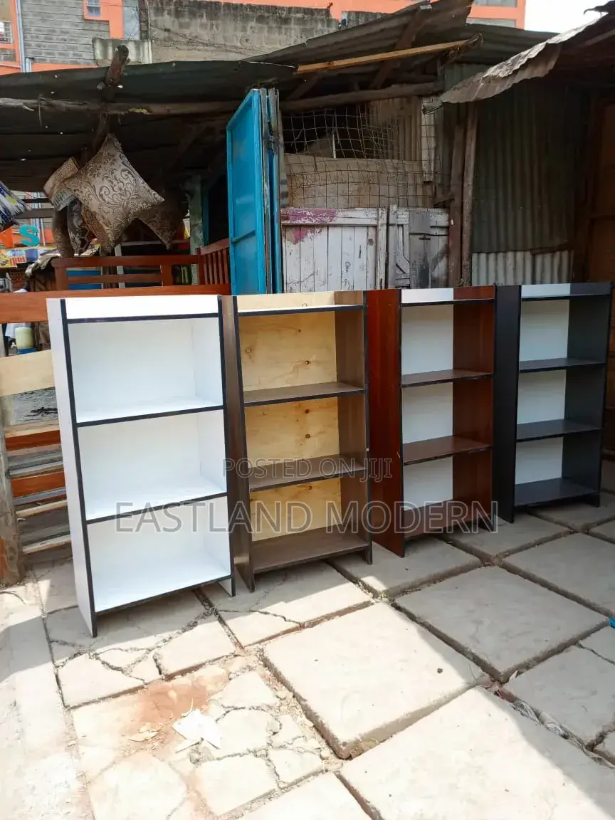 3-Tier Office Shelf – White Open Storage Bookshelf Cabinet