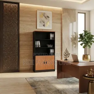 Storage Unit; Brown Modern Home Book Shelf Cabinet