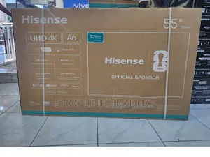 Hisense 55-Inch 55A6 Smart Frameless Ultra HD TV With Vidaa TV