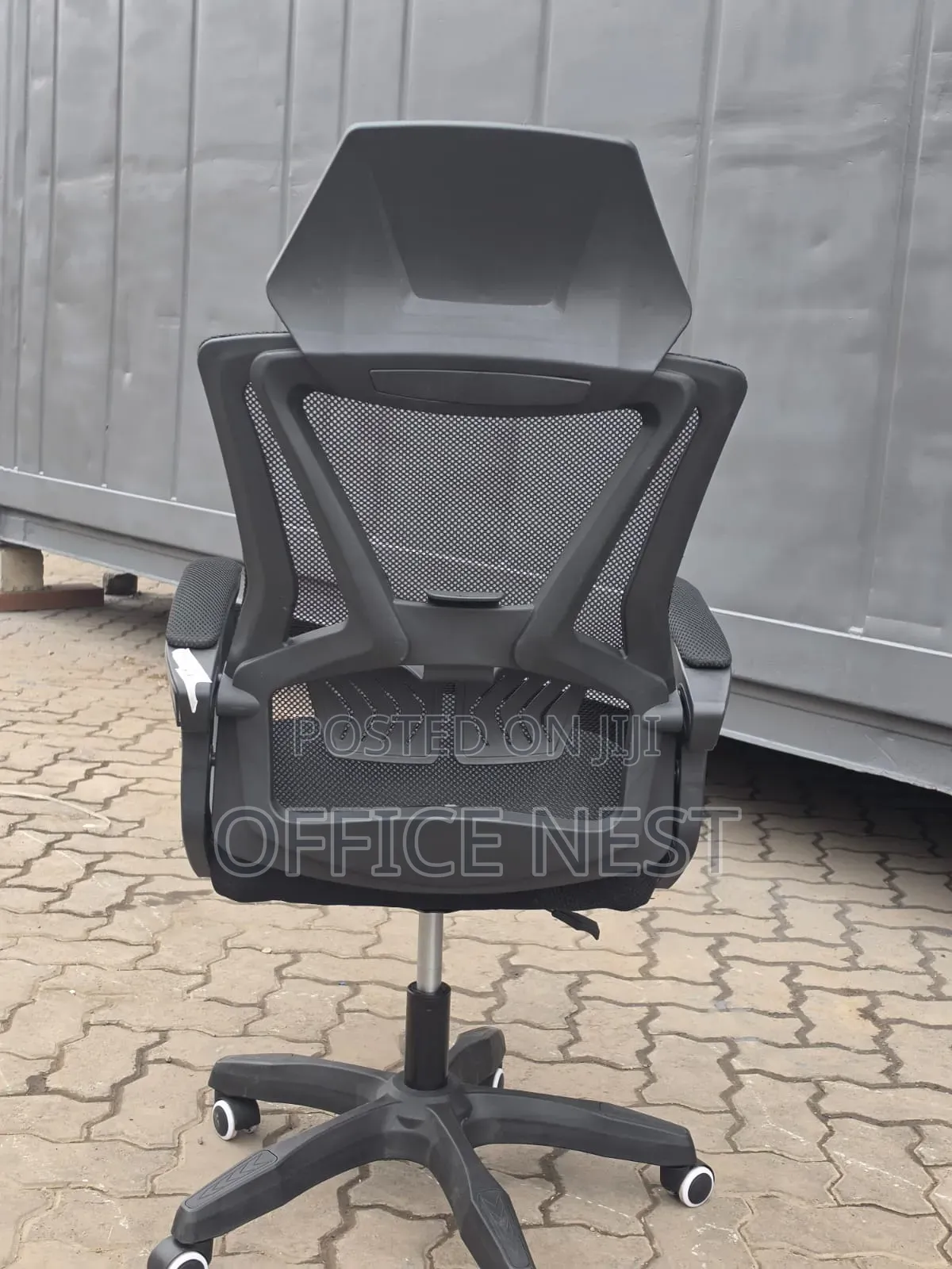 Ergonomic Executive Office Chair With Footrest - Reclining Mesh Chair