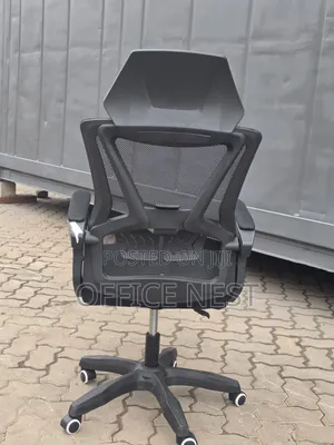 Ergonomic Executive Office Chair With Footrest - Reclining Mesh Chair