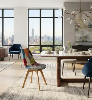 Dining Chairs; Multicolored Home Vintage Eames Style Dining Seat