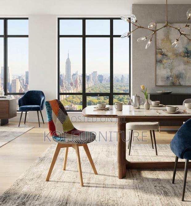 Dining Chairs; Multicolored Home Vintage Eames Style Dining Seat
