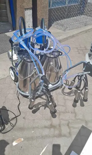 Double Barrell Milking Machine