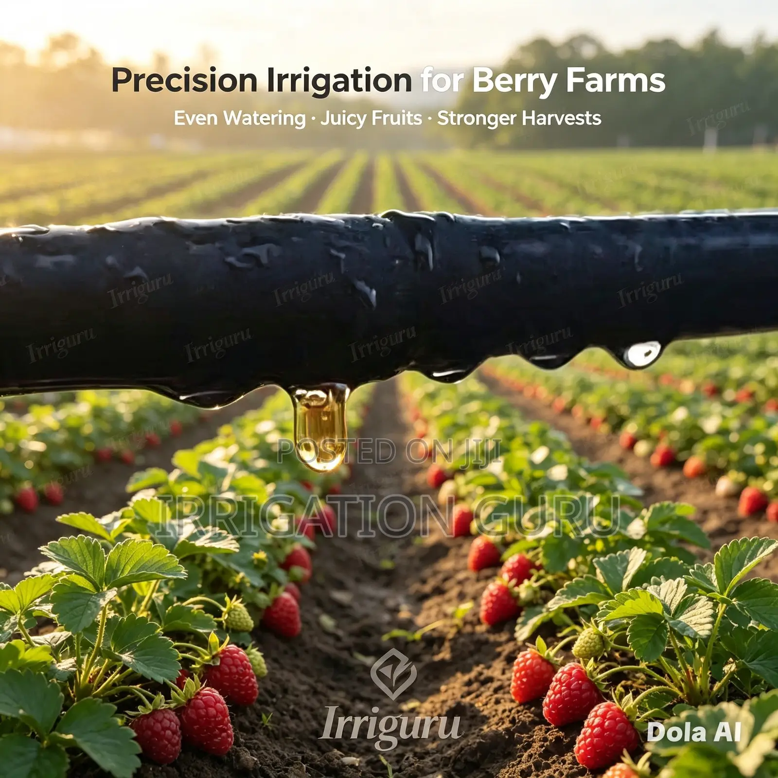 Strawberry Antirat Drip Pipe