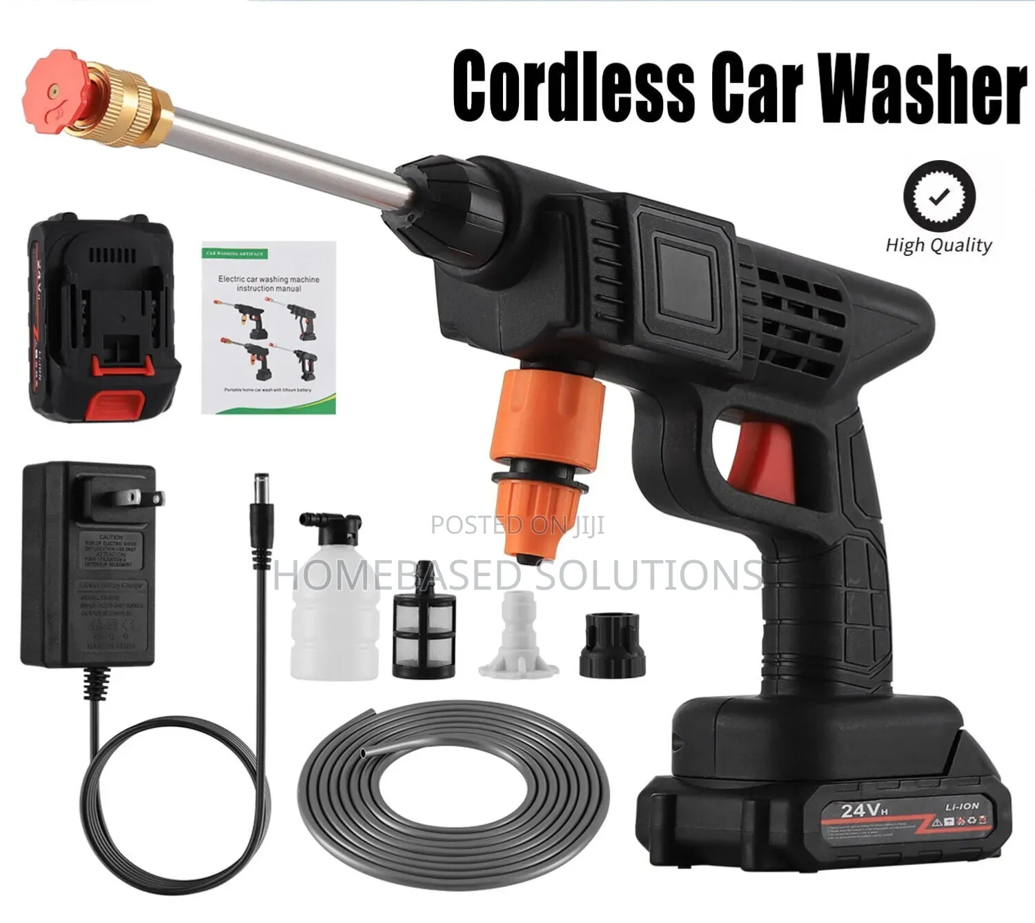 Cordless Car Washer With Two Batteries
