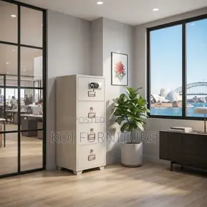 Office Safe; Executive Metallic Gray Digital Heavy Duty Office Safe