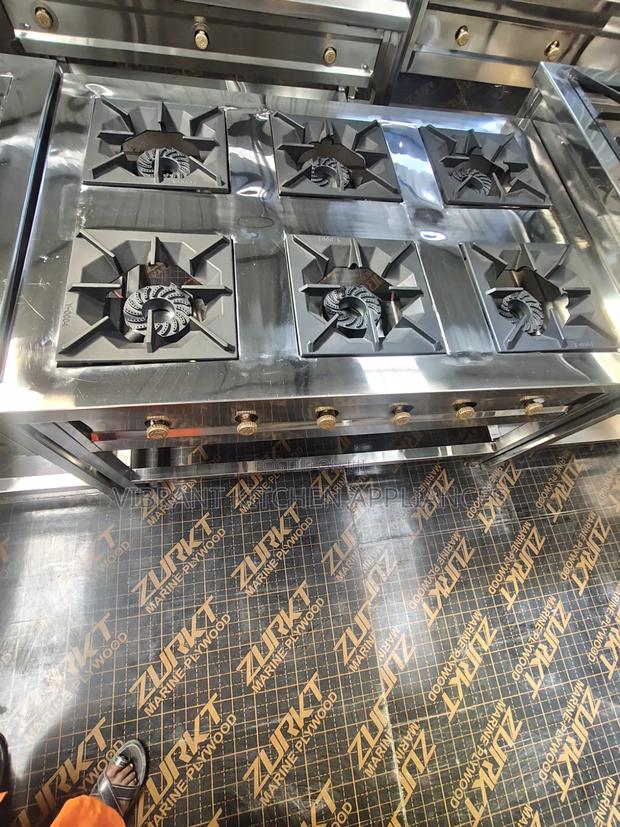 Six Burner Commercial Cooker