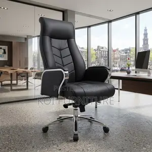 Office Chairs; Executive High Backrest Office Leather Chairs