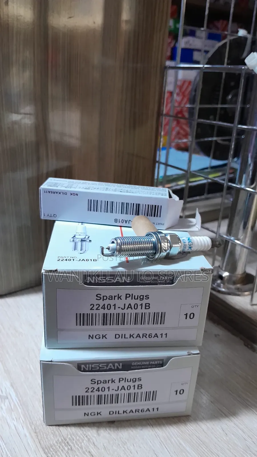 NGK DILKAR6A11 Iridium Spark Plug – Nissan 22401-Ja01b
