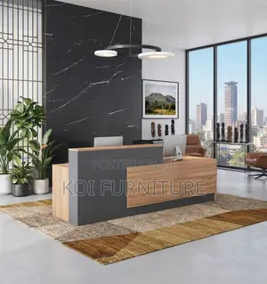 Reception Desk; 1.8 Meter Modern Front Offices Welcome Reception Desk