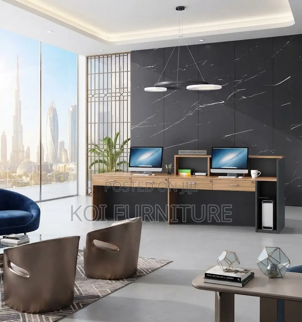Reception Desk; 1.8 Meter Modern Front Offices Welcome Reception Desk