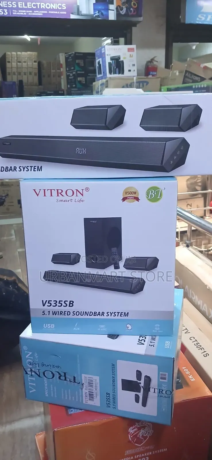 Vitron 5.1 V535SB 5.1CH Bluetooth Soundbar 11500W PMPO