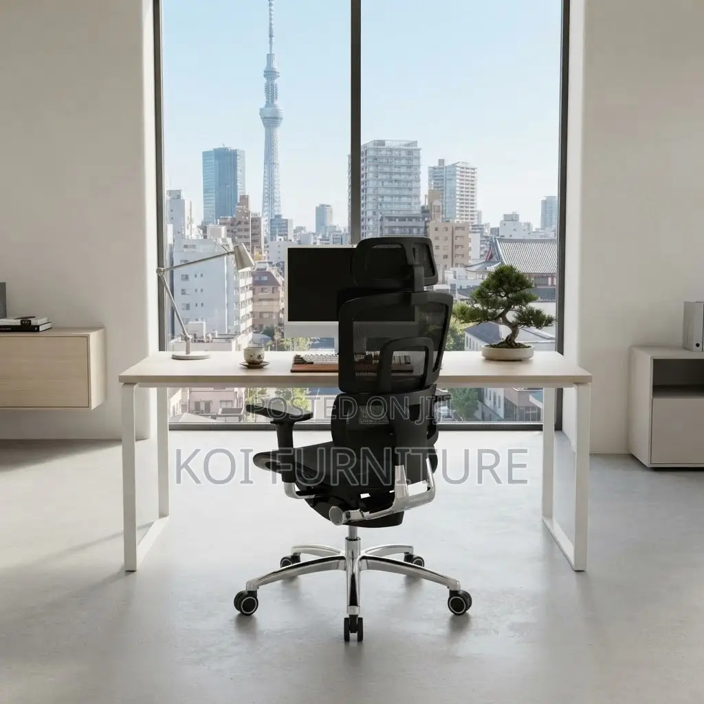 Office Chairs; Orthopedic High Backrest Chair With Footrest