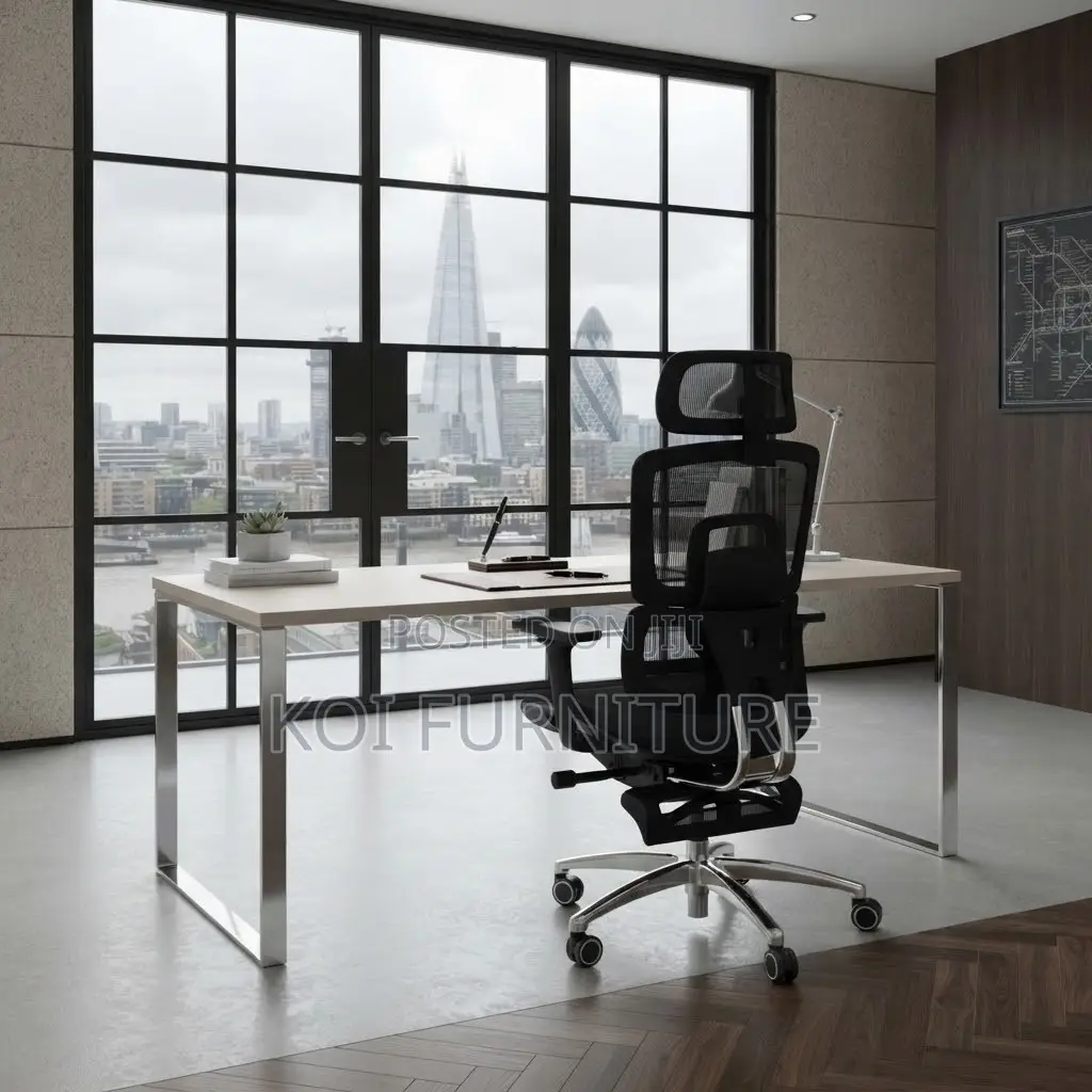 Office Chairs; Orthopedic High Backrest Chair With Footrest