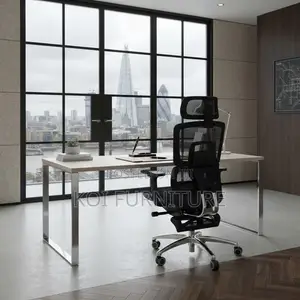 Office Chairs; Orthopedic High Backrest Chair With Footrest