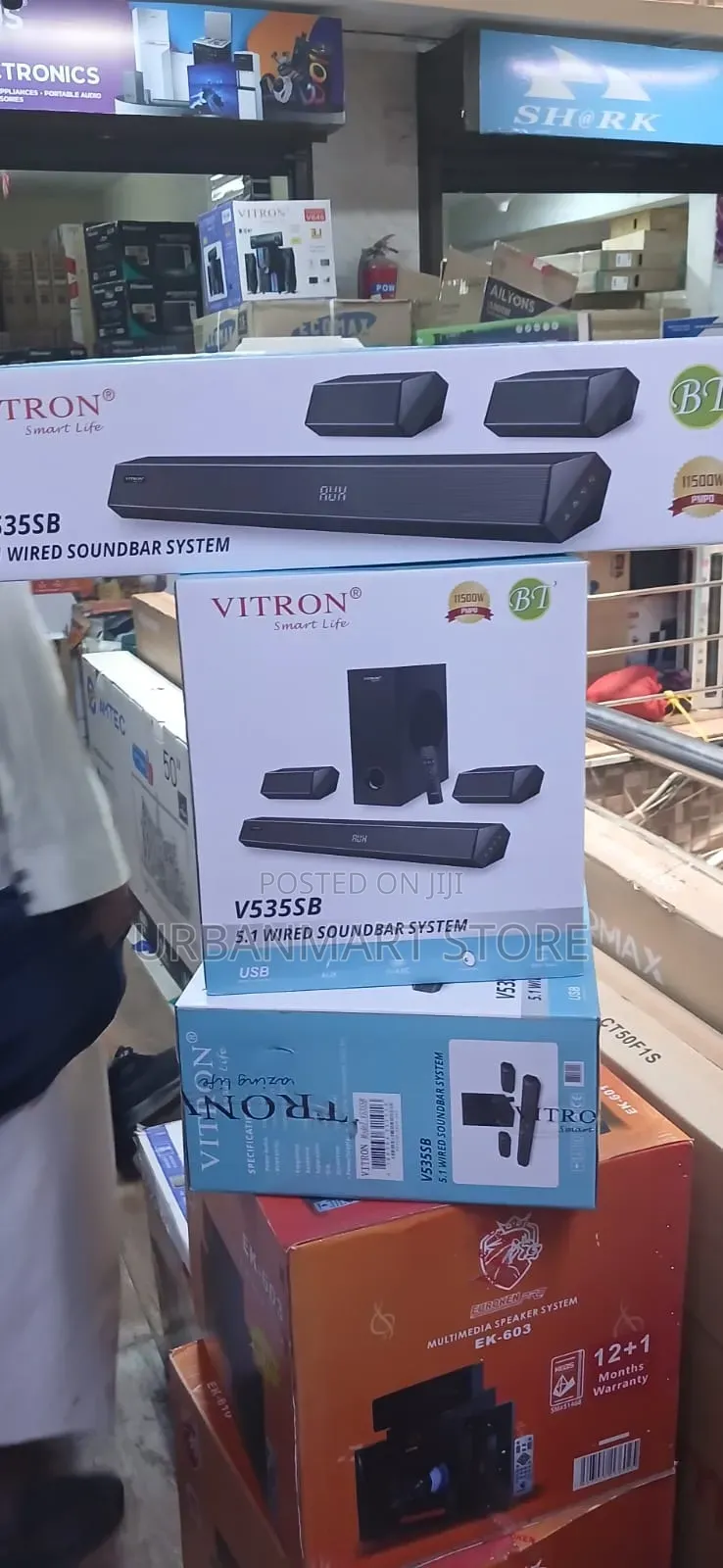 Vitron V535sb 11500w Pmpo 5.1ch Soundbar System