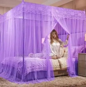 Deluxe 4 Stand Mosquito Net – Modern Bedroom Design