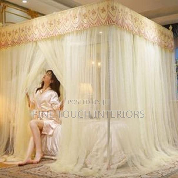 High-Quality 4 Stand Mosquito Net – Full Bed Coverage
