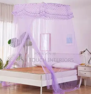 High-Quality 4 Stand Mosquito Net – Full Bed Coverage