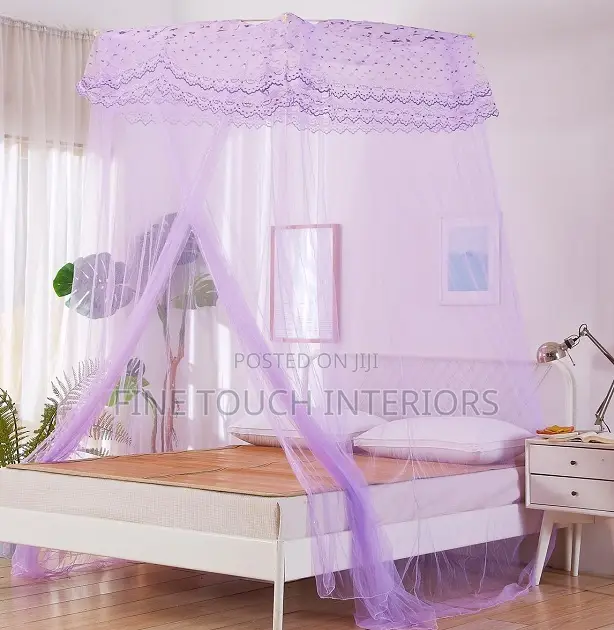 High-Quality 4 Stand Mosquito Net – Full Bed Coverage