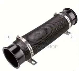 Corrugated Black 3" Flexible Expandable Hose Maximizes Air Flow