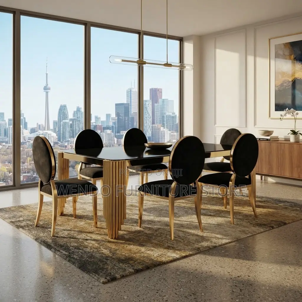 Dining Set; Six Seaters Modern Dining Sets