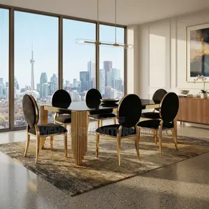 Dining Set; Six Seaters Modern Dining Sets