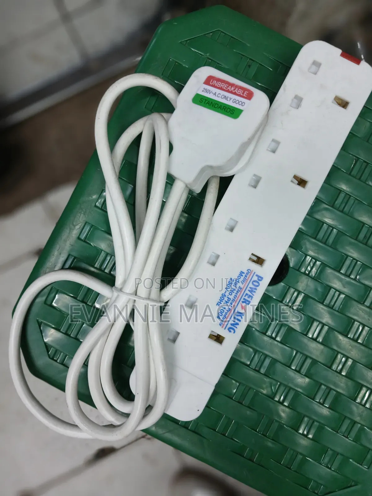 Power King 4-Way Power Extension Cable