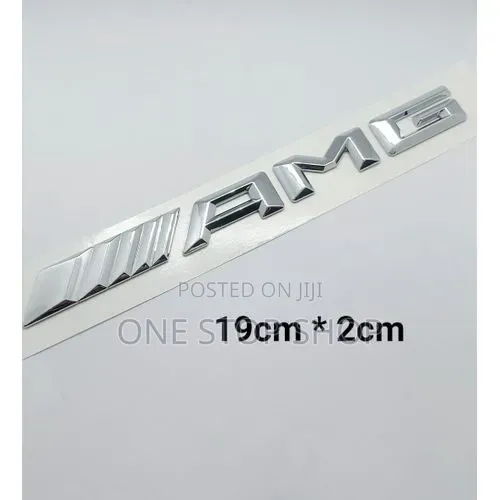 Black or Chrome 3D Mercedes AMG Rear Trunk Boot Emblem Badge