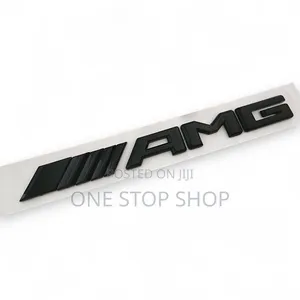 Black or Chrome 3D Mercedes AMG Rear Trunk Boot Emblem Badge