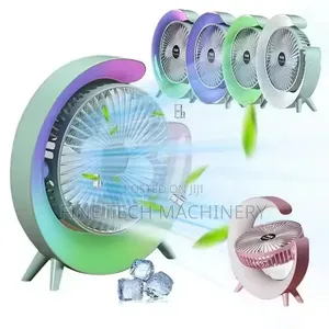 Portable Rechargeable Colourful Desktop Fan