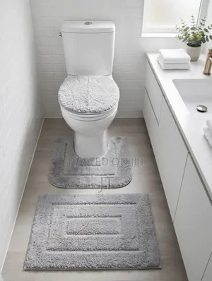 Absorbent Non-Slip 3 PC Toilet Set