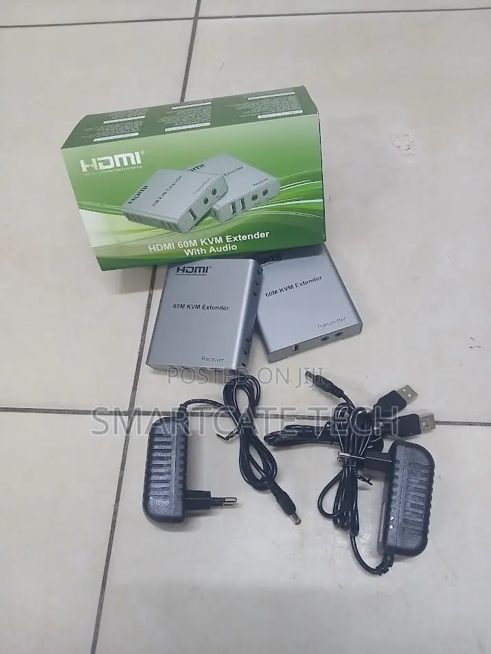 60m Hdmi KVM Extender 1080p – Cat6 Video USB Extension