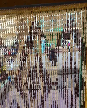 Plastic Beads Indoor/Outdoor Curtain 1m X 1.5m (Height)