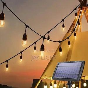 Solar Outdoor in Holiday Lighting Garden Powered String Lights 17m