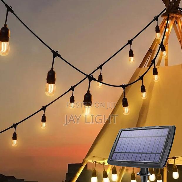 Solar Outdoor in Holiday Lighting Garden Powered String Lights 17m