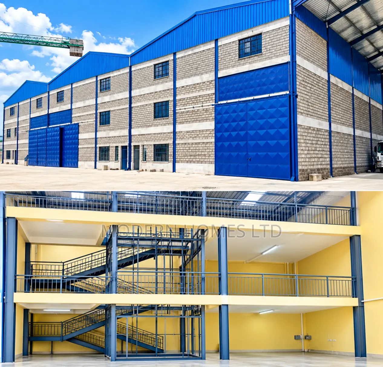 Modern Warehouse Industrial Building Construction Experts