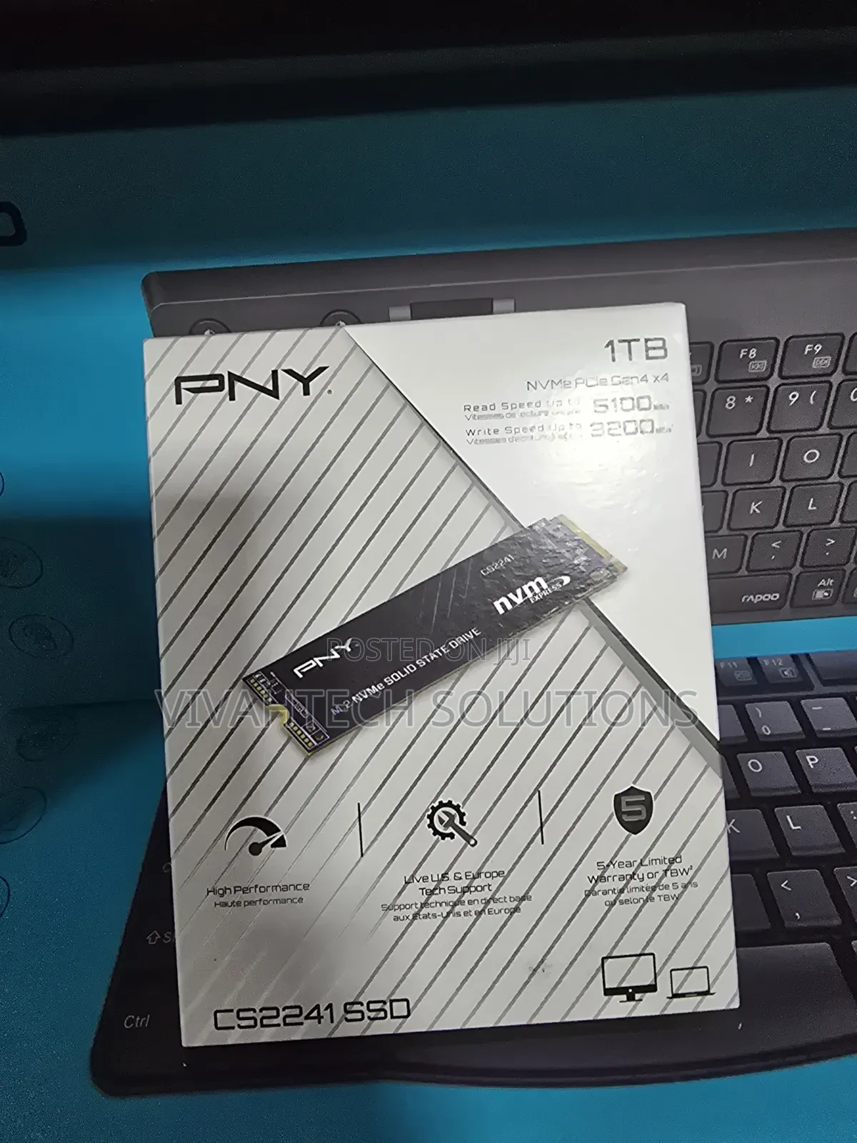 PNY CS2241 INTERNAL SSD M.2 PCIe Gen 4*4 NVMe 2280 - 1TB