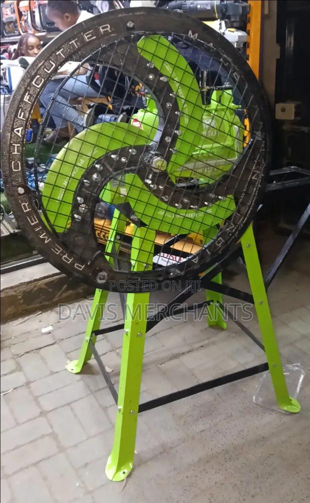 Green Three Blade Chaff Cutter Premier Powered Manually,gasoline,motor