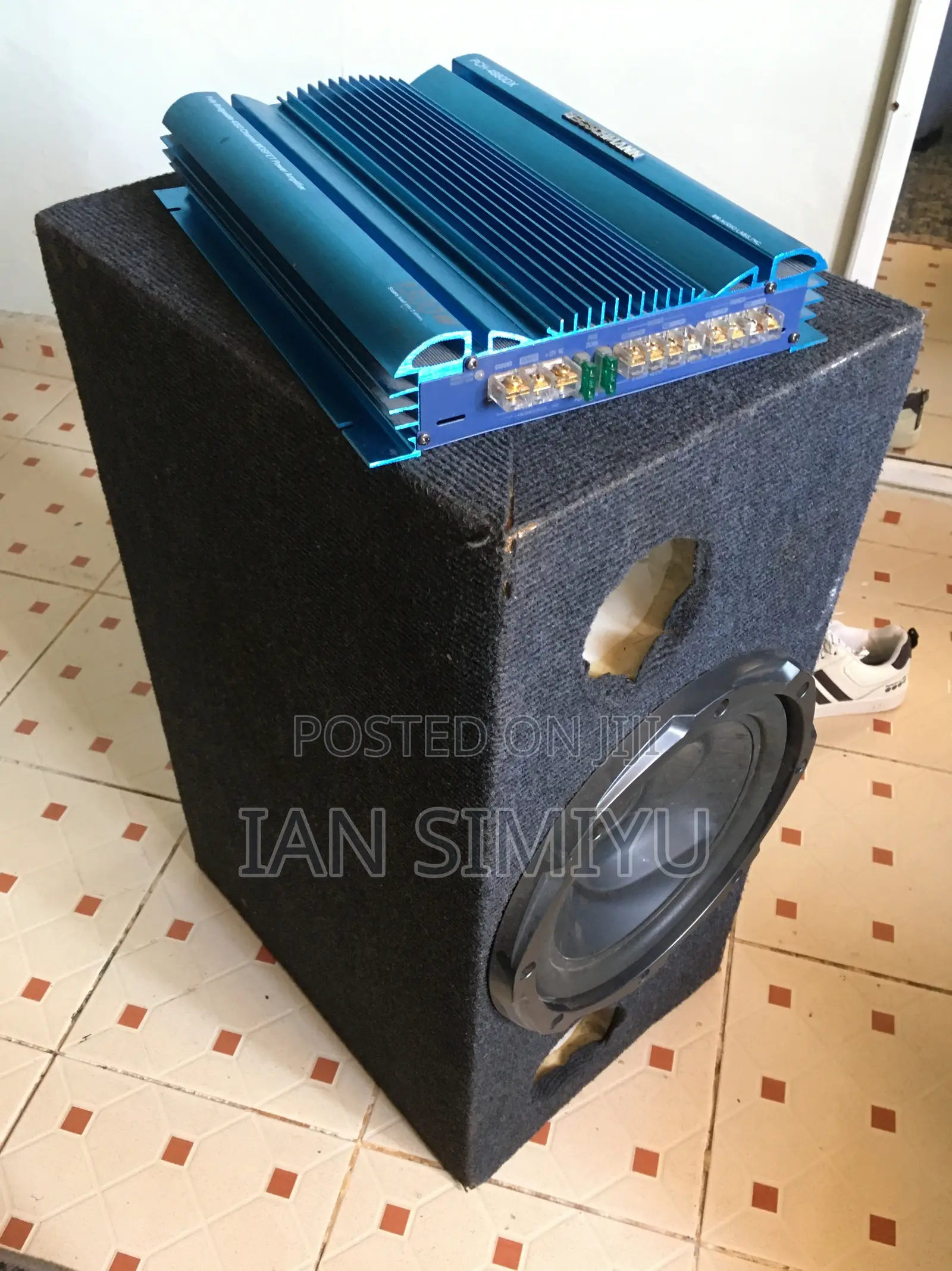 Kenwood Subwoofer + BM Boschmann Amplifier