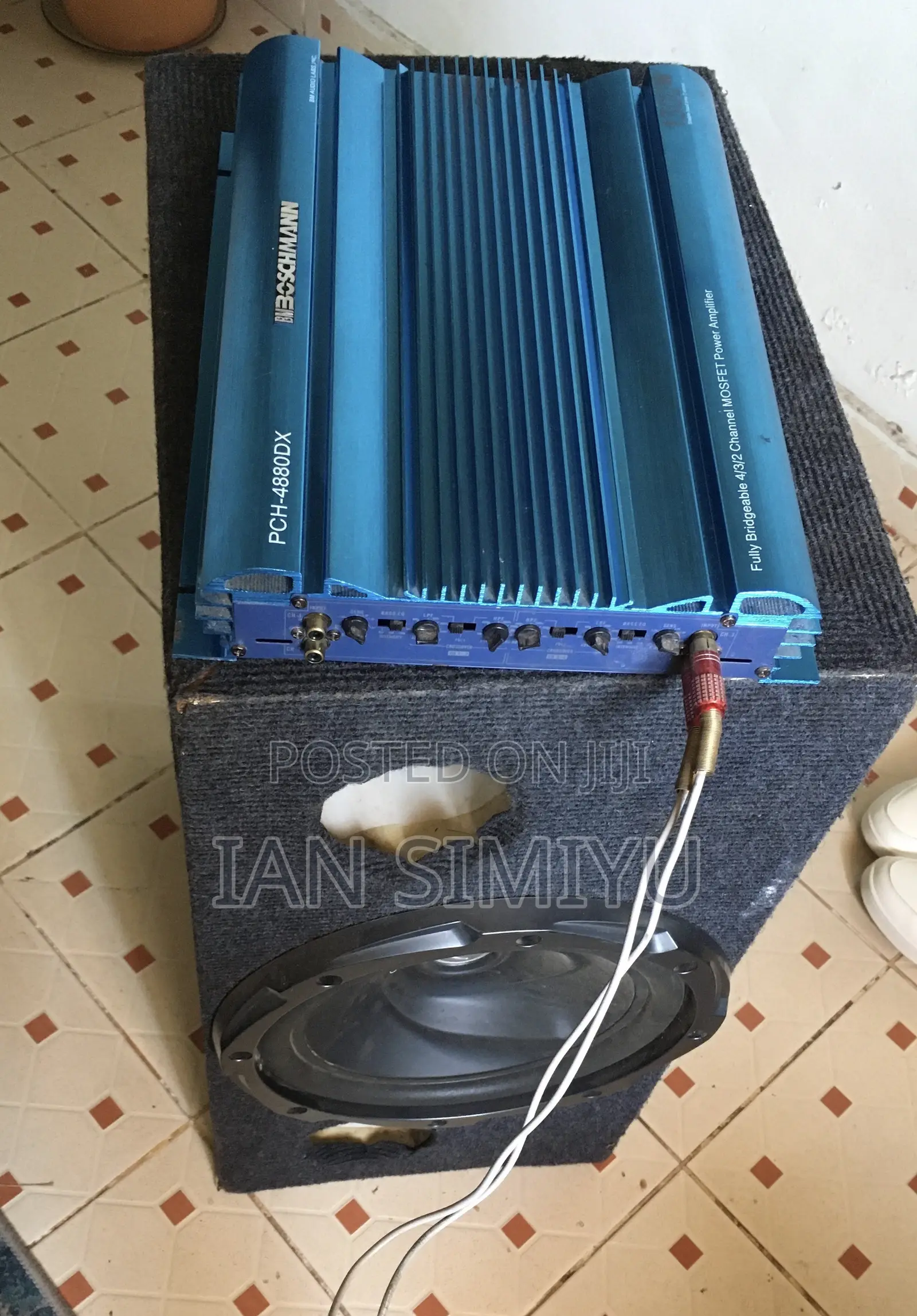 Kenwood Subwoofer + BM Boschmann Amplifier